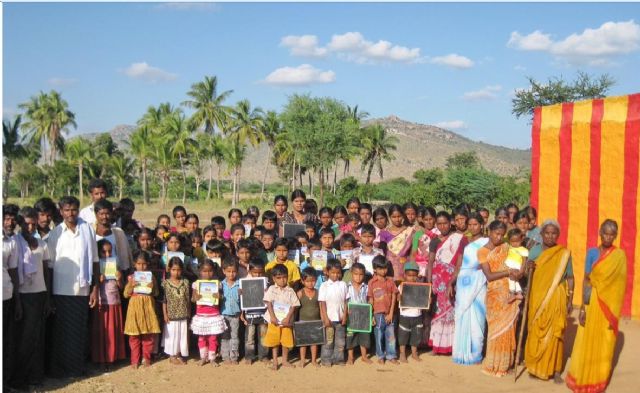 La aldea india de Sanevaripalli contará en octubre con una escuela gracias a la colaboración de Bomberos de Murcia - 1, Foto 1