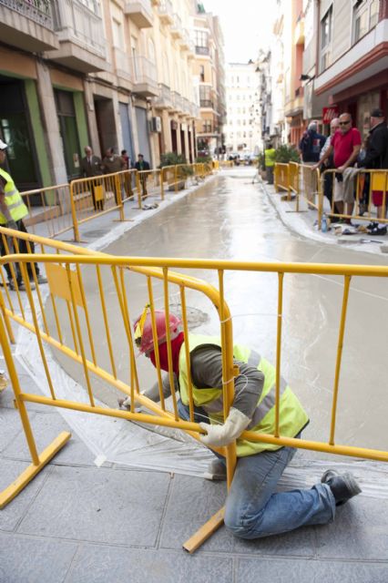 El nuevo pavimento de la calle del Aire estará listo a finales de esta semana - 4, Foto 4