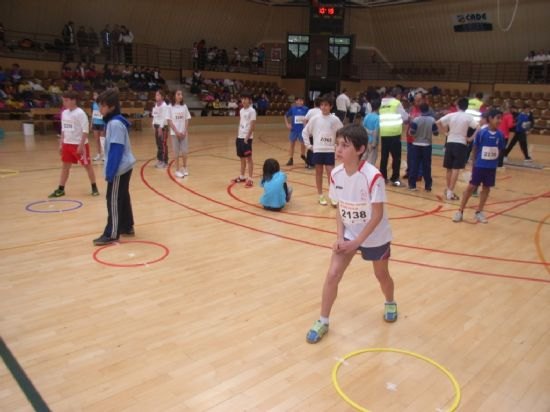 Los colegios Reina Sofia y Santa Eulalia participaron en la final regional alevín de jugando al atletismo de Deporte Escolar, Foto 1