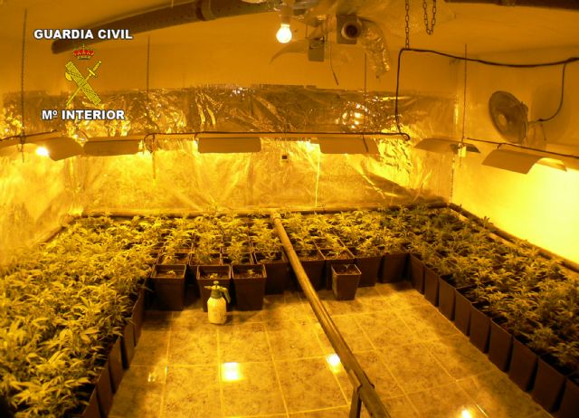 La Guardia Civil desmantela un invernadero subterráneo de marihuana en Sangonera la Seca-Murcia - 1, Foto 1