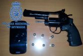 La Policía Nacional detiene al autor de un robo con intimidación y uso de arma de fuego simulada