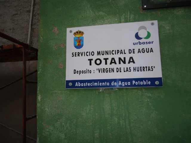 Realizan operaciones de mantenimiento en el depósito regulador de agua potable Virgen de las Huertas, Foto 2