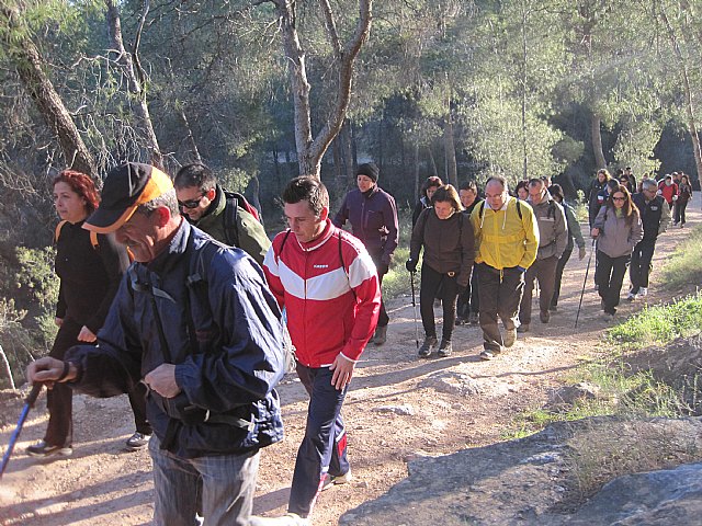 Un total de 35 senderistas participaron en la ruta organizada por la concejala de Deportes en el Parque Regional del Valle y Carrascoy - 1
