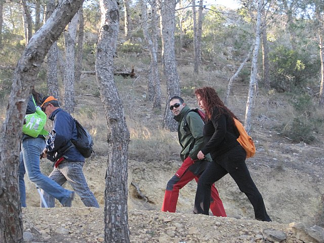 Un total de 35 senderistas participaron en la ruta organizada por la concejala de Deportes en el Parque Regional del Valle y Carrascoy - 5