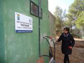 Realizan operaciones de mantenimiento en el depósito regulador de agua potable Virgen de las Huertas