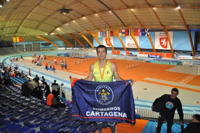 Un bombero de Cartagena, subcampeón de España de salto de altura máster 45 - 1, Foto 1
