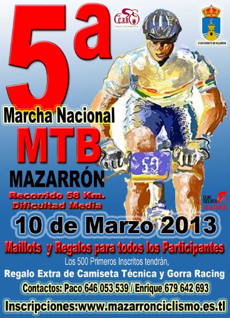 Este fin de semana el ciclismo de adueña de Mazarrón con la V Marcha MTB y la II Contrarreloj, Foto 1