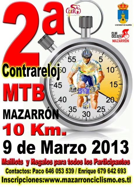 Este fin de semana el ciclismo de adueña de Mazarrón con la V Marcha MTB y la II Contrarreloj, Foto 2