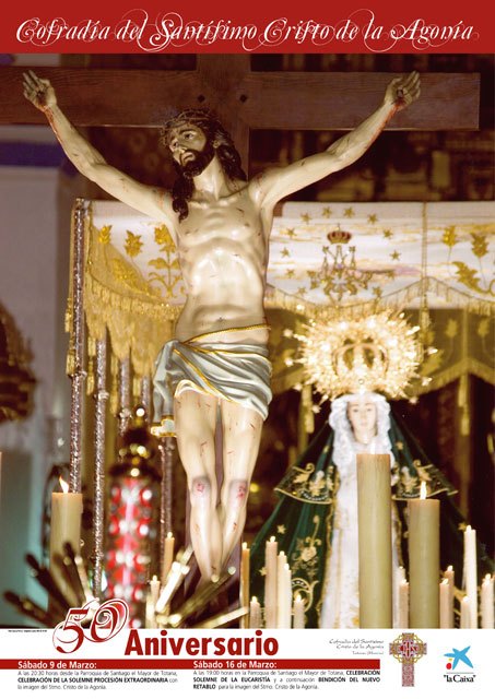 Next Saturday begin the celebrations to mark the 50th anniversary of the Brotherhood of the Holy Christ of the Agony, Foto 1