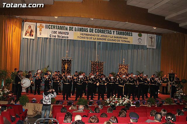 Autoridades municipales asistieron al VII Certamen de Bandas de Cornetas y Tambores Ciudad de Totana, Foto 1