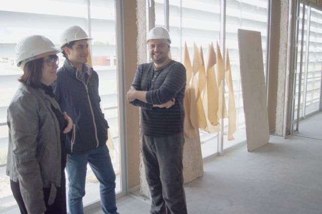 La alcaldesa visita el Centro de Salud Totana Sur, en la urbanización La Báscula, con el fin de conocer el desarrollo del estado de las obras - 2, Foto 2