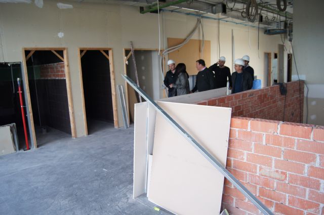 La alcaldesa visita el Centro de Salud Totana Sur, en la urbanización La Báscula, con el fin de conocer el desarrollo del estado de las obras - 4, Foto 4