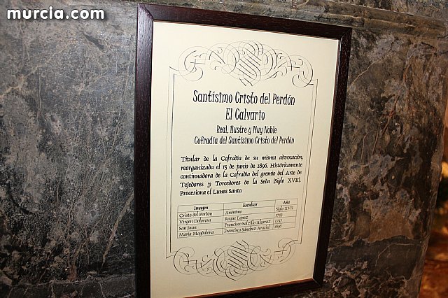 Cruz califica el estudio que atribuye a Salzillo el Cristo del Perdn como 