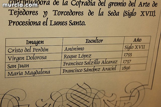 Cruz califica el estudio que atribuye a Salzillo el Cristo del Perdn como 