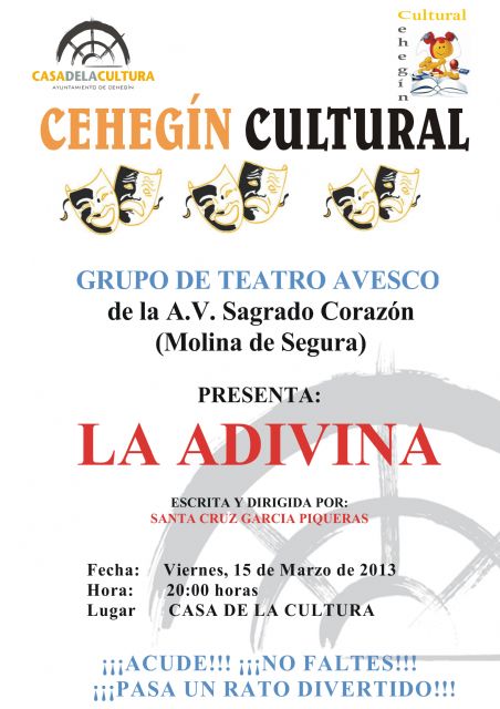 La Casa de la Cultura acoge este viernes la obra de teatro 'La adivina' - 1, Foto 1