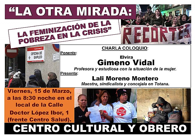 Charla Coloquio LA OTRA MIRADA La feminización de la Pobreza en la Crisis - 1, Foto 1