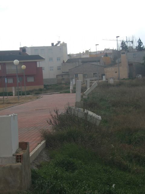 IU-Verdes denuncia el estado de abandono de zonas verdes de Bullas - 1, Foto 1