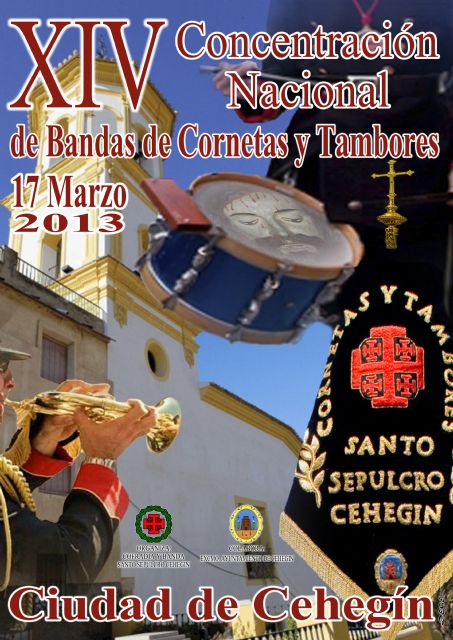 La XIV Concentración Nacional de Tambores y Cornetas inundará Cehegín de los sonidos de la Semana Santa - 2, Foto 2