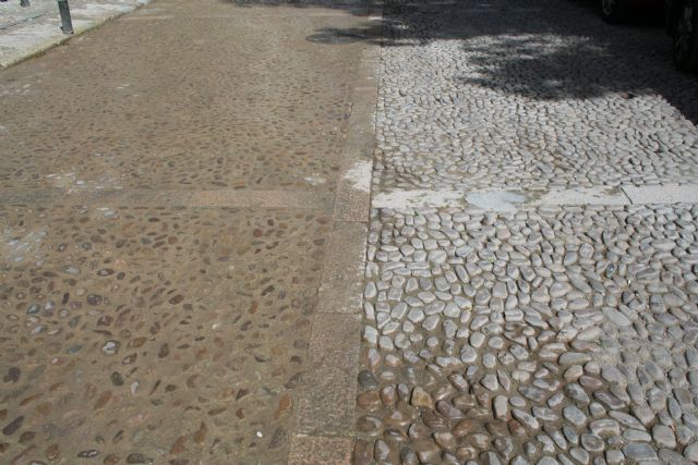 El pavimento de la plaza del Castillo se mejora y consolida respetando su estética original - 2, Foto 2