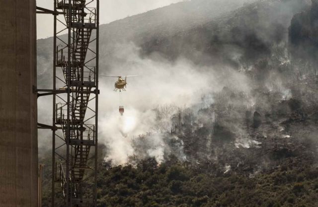 Controlado el incendio en una zona de matorral cercana a la Refinería de Escombreras - 4, Foto 4