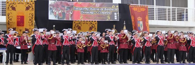 Más de 200 músicos de la Región de Murcia y Andalucía participaron en el XI Encuentro Juvenil de Bandas Tambores y Cornetas de Puerto Lumbreras - 1, Foto 1