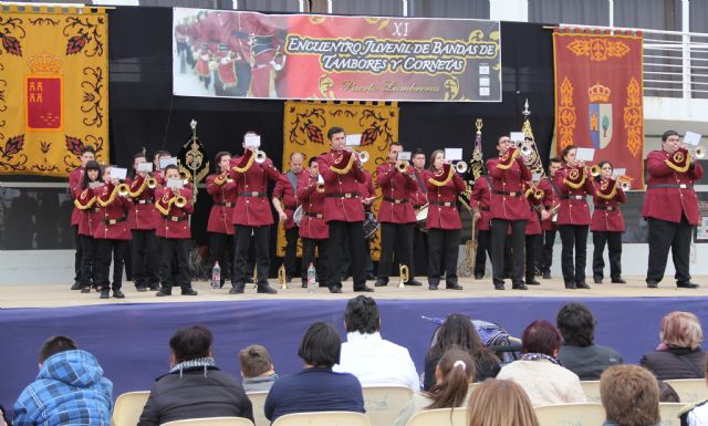 Más de 200 músicos de la Región de Murcia y Andalucía participaron en el XI Encuentro Juvenil de Bandas Tambores y Cornetas de Puerto Lumbreras - 2, Foto 2