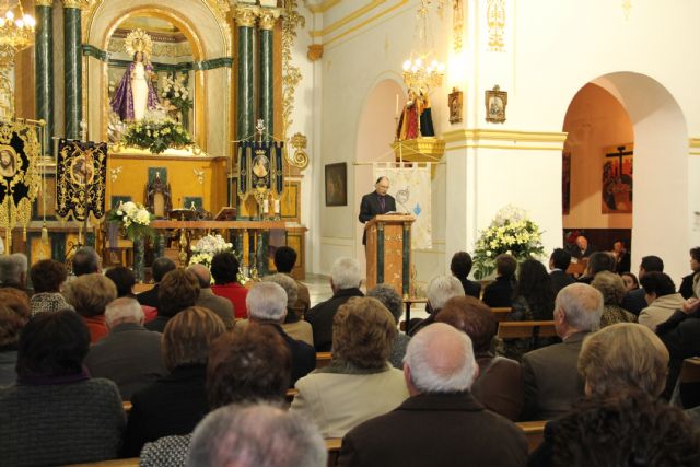 El artista Juan Bautista Sanz pregonó la Semana Santa lumbrerense - 2, Foto 2