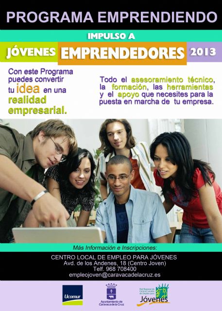 Caravaca lanza el programa Emprendiendo para apoyar a jóvenes con ideas empresariales - 1, Foto 1