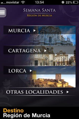 Una aplicación móvil gratuita ofrece toda la información sobre las procesiones de Interés Turístico Internacional en la Región, Foto 1