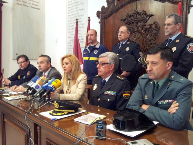 El dispositivo especial de Seguridad y Emergencias para Semana Santa de Lorca se pone en marcha hoy con la participación de más de 600 efectivos, Foto 1