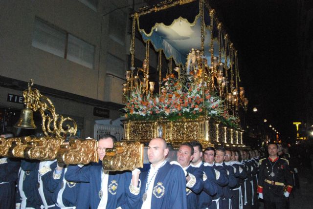 Mari Carmen Moreno asiste a un ensayo de los costaleros de la Patrona de Águilas - 1, Foto 1