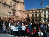 Francisco Jódar recibe a la nueva asociación 'Down Lorca' en el Día Internacional de esta enfermedad