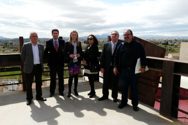 El Alcalde de Molina de Segura y el Consejero de Obras Públicas visitan las obras de acondicionamiento realizadas en el Mirador del Castillo - 4, Foto 4