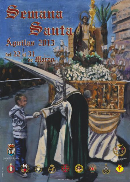 Mari Carmen Moreno visita los ensayos de los costaleros y las agrupaciones musicales de la Semana Santa aguileña - 1, Foto 1