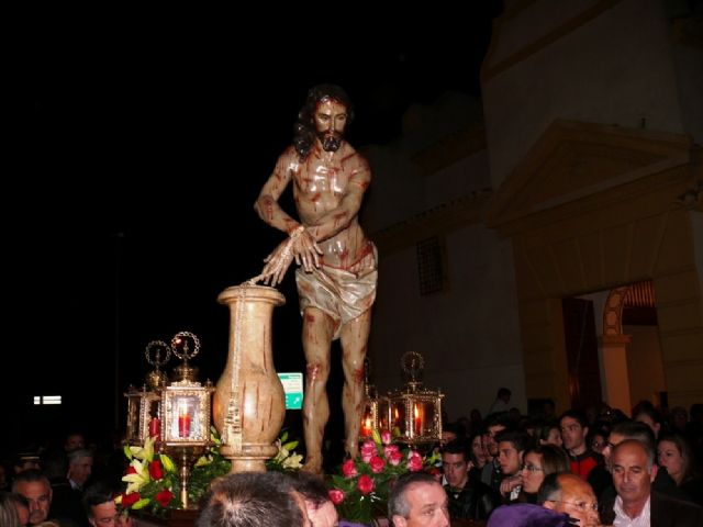 El pasado domingo comenzaba la celebración de la Pascua con la Procesión de la Burrica y la bajada del Cristo Amarrado a la Columna - 1, Foto 1