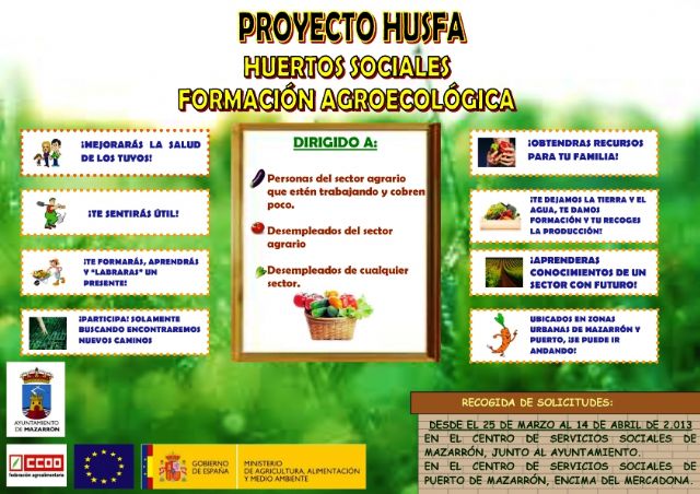 El Proyecto de Huertos Sociales HUSFA se amplia a Puerto de Mazarrón y contará con más huertos en Mazarrón - 1, Foto 1
