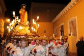 Un gran número de público arropa la procesión de Nuestro Padre Jesús Nazareno en Puerto de Mazarrón