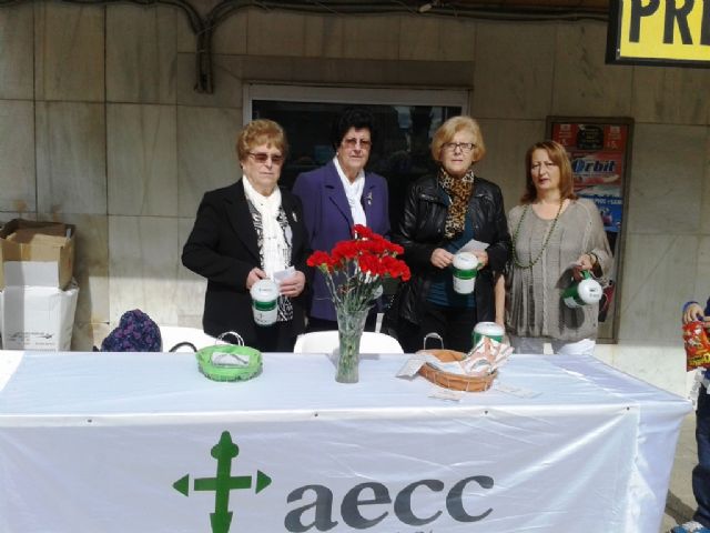 La Junta Local de Totana de la AECC recauda 2.699 euros en la cuestación realizada el pasado Domingo de Ramos, Foto 2