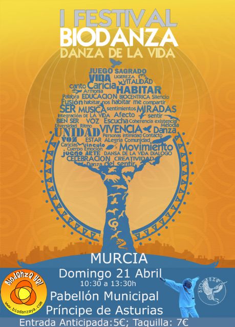 El domingo 21 de Abril tendrá lugar el I Festival de Biodanza SRT en la Región de Murcia - 1, Foto 1