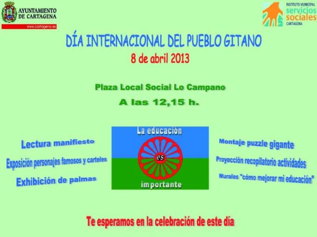 Cartagena se sumará un año más a la celebración del Día Internacional del Pueblo Gitano - 1, Foto 1