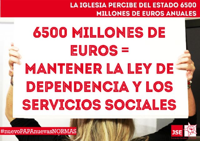 JSRM: Con los 6500 millones que recibe la Iglesia anualmente podrían evitarse los recortes dramáticos que estamos sufriendo - 1, Foto 1