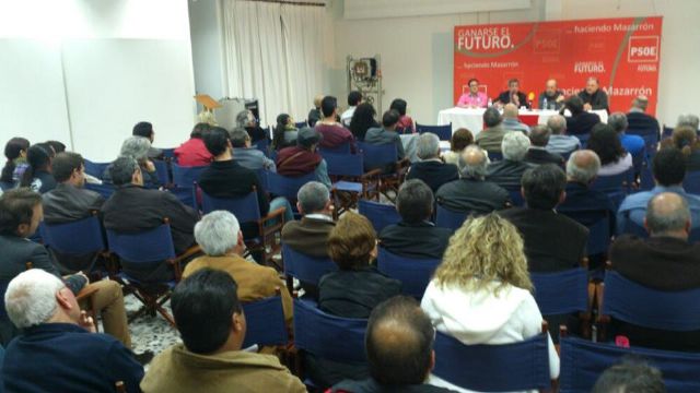 El pasado viernes visit Mazarrn el Senador Socialista Ramn Ortiz Molina, invitado por la Agrupacin local del PSRM-PSOE, Foto 3