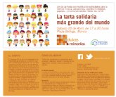 Murcia acoge la tarta solidaria más grande del mundo para ayudar a las personas con enfermedades raras