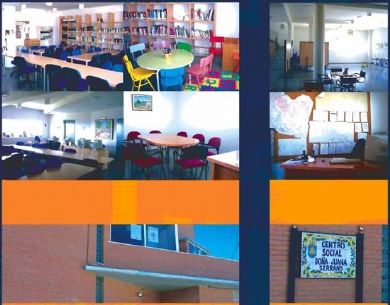 It reopens the old public library in the village of El-Cantareros Paretn as study room and reading, Foto 1