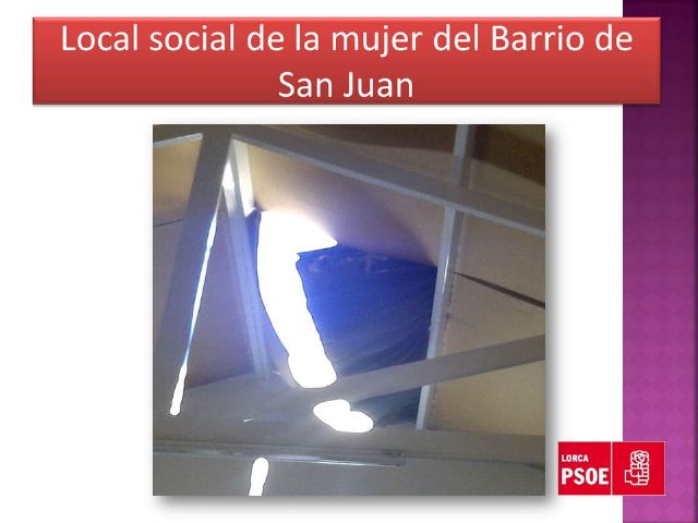 El PSOE denuncia la situación de abandono del local de la mujer de Los Ángeles - 1, Foto 1
