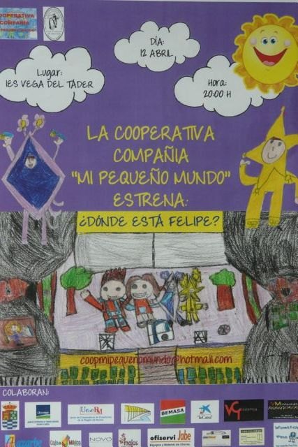 La cooperativa de teatro Mi Pequeño Mundo, integrada por alumnos del Colegio Sagrada Familia de Molina de Segura, estrena su primera obra ¿Dónde está Felipe? el viernes 12 de abril - 2, Foto 2