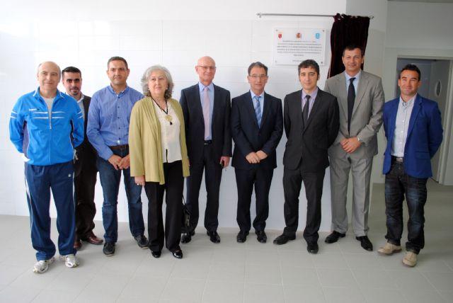 Bascuñana y Pedro Alberto Cruz inauguran el nuevo pabellón deportivo del IES Salvador Sandoval torreño - 2, Foto 2