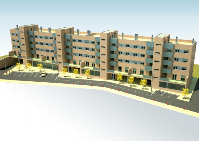 Las 34 familias del edificio ´Nuevo Ensanche´ ponen la primera piedra de su nuevo edificio, que sustituirá al demolido por los seísmos - 3, Foto 3