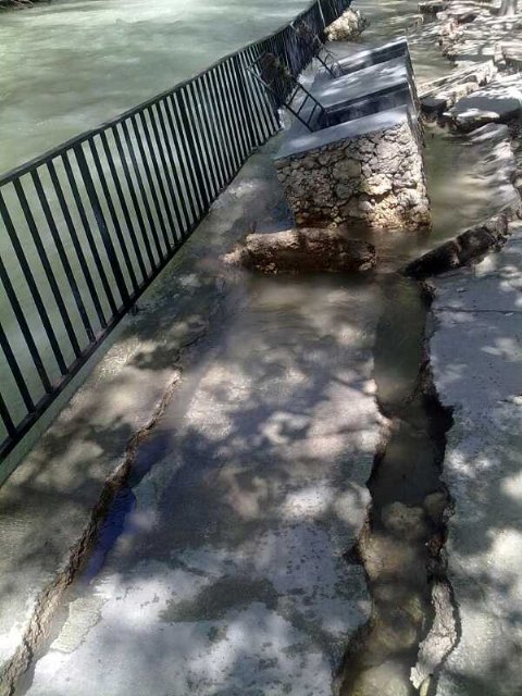 El desembalse de los pantanos inundó el Santuario de la Esperanza - 1, Foto 1