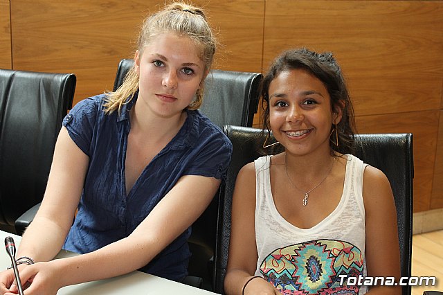 Recepcin institucional a los alumnos del IES 